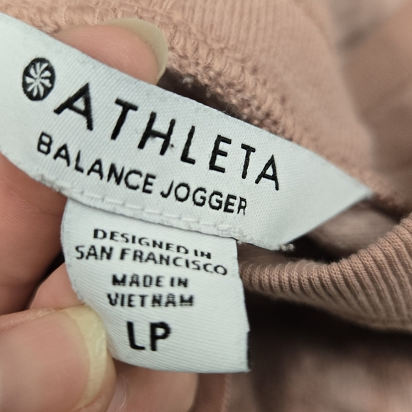 Athleta Women's Balance Jogger Pink Size Large Petite - Picture 3 of 4
